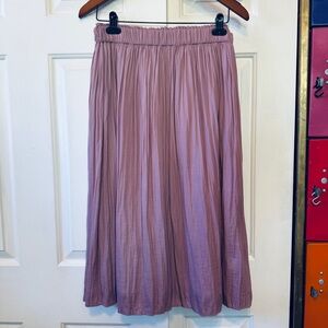 GAP Dusty Lilac Midi Skirt